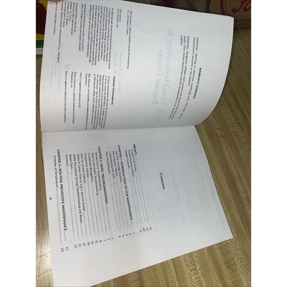 VCR Troubleshooting & Repair, By Robert Brenner, G 1st Ed 1990 Soft Cover - Picture 5 of 9